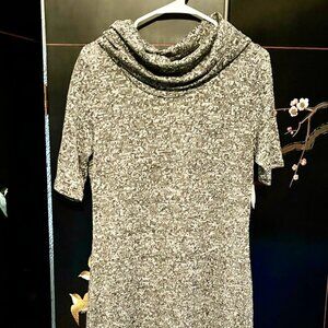 Grey knit dress
